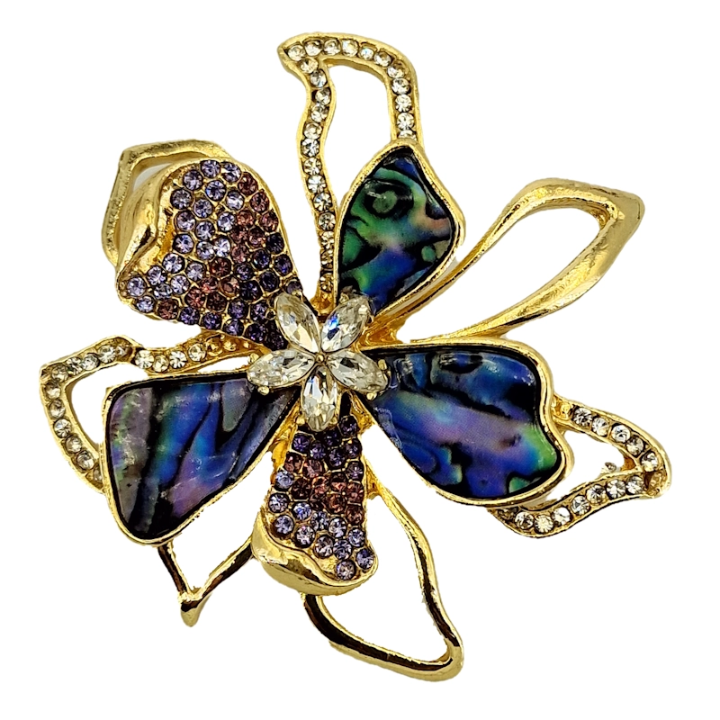 NOXIA 824 - Luksusowy Kwiat z Kryształkami